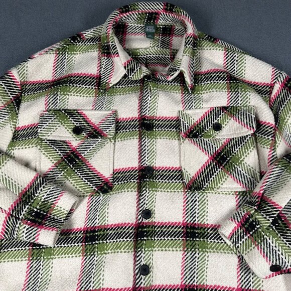 Wild Fable Womens Medium Oversized Wool Blend Button Front Shacket Shirt Jacket - Picture 5 of 10
